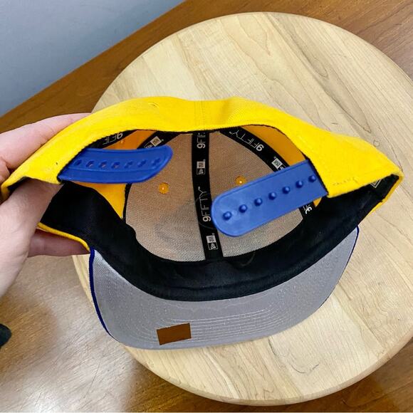 NBA All Star Golden State Warriors Yellow SnapBack Hat Adjustable New Era NWOT - Picture 16 of 16